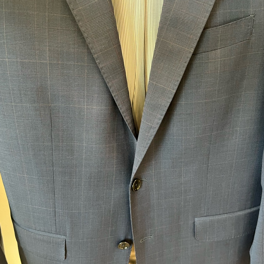 Brooks Brothers Navy Check Sport Coat - Explorer Performance Regent Fit 40R - Picture 3 of 8